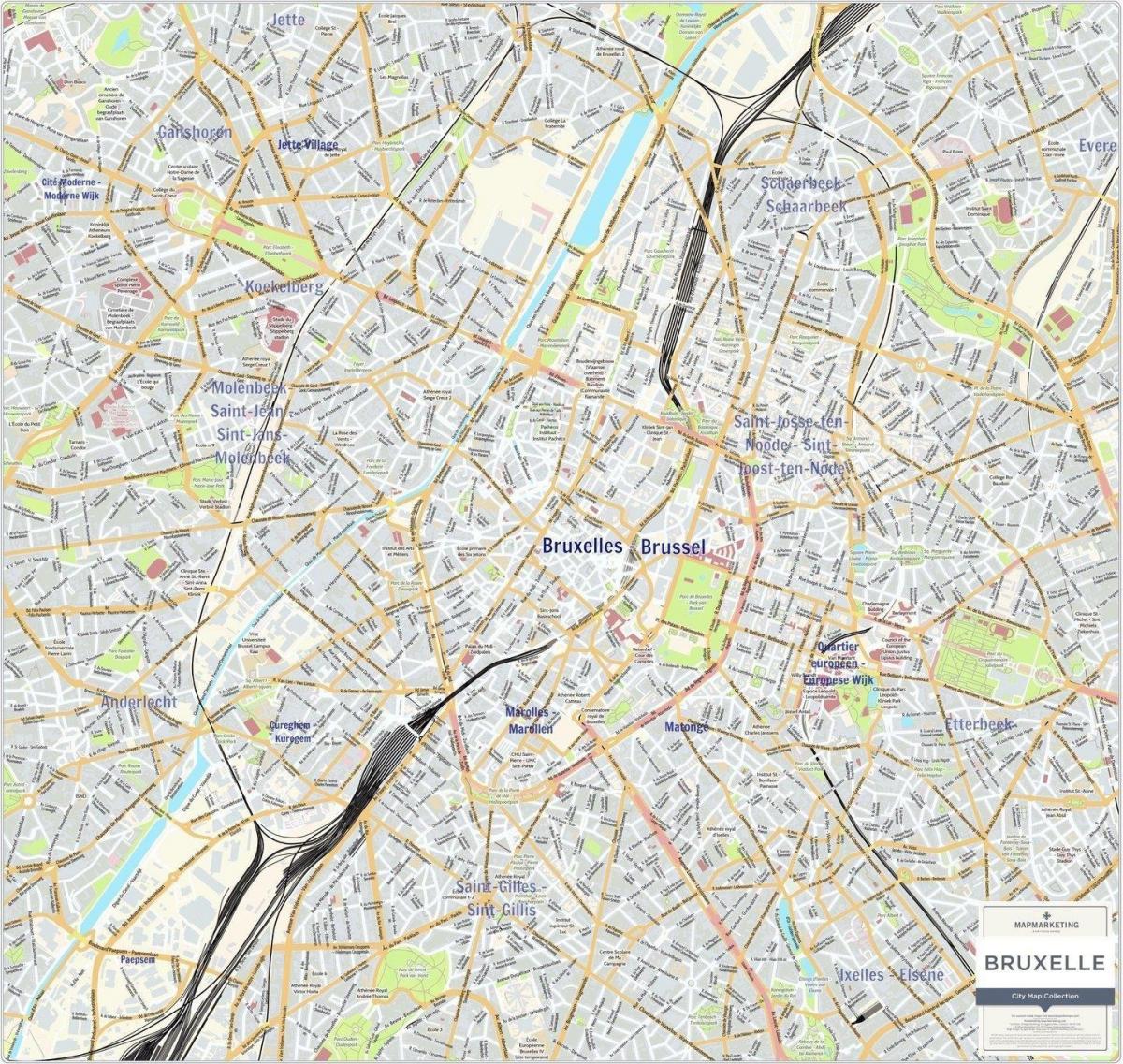 транспортная карта Брюсселя